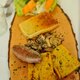 Polenta funghi salsiccia Polenta funghi salsiccia
