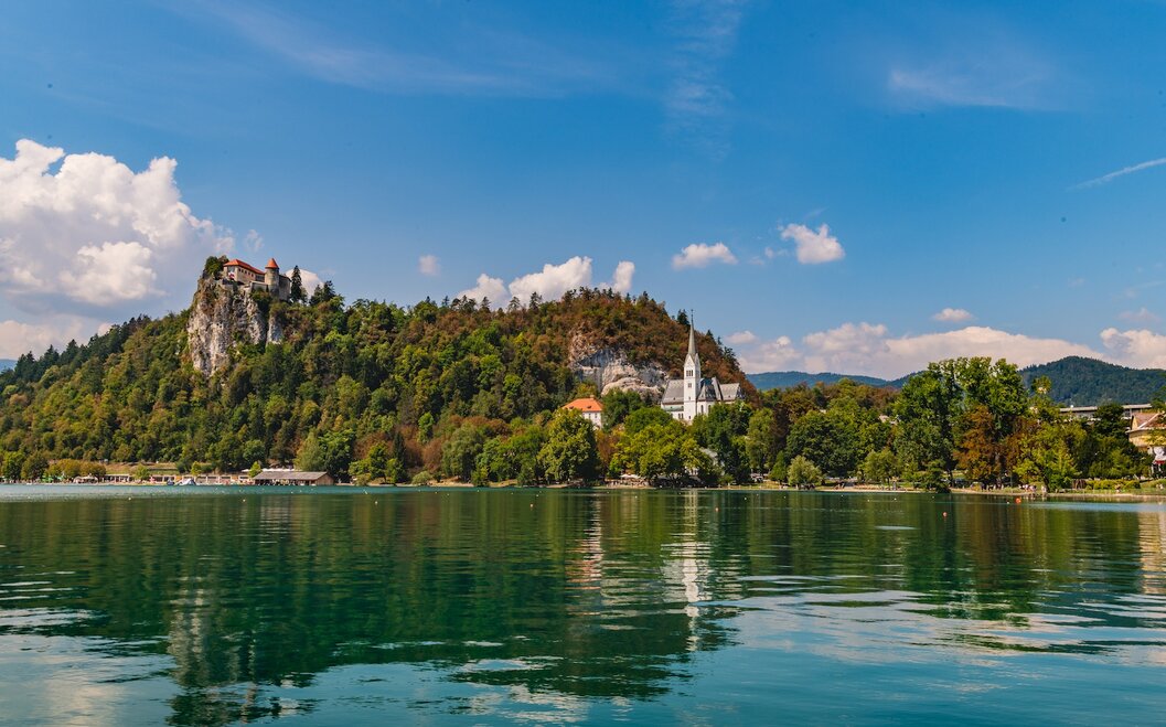 Bleder See mit Burg Bled Roland Oberdorfer